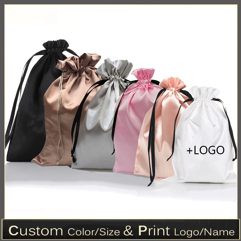 Luxury Bags Outlet - 10 pochettes personnalisées en satin pour
