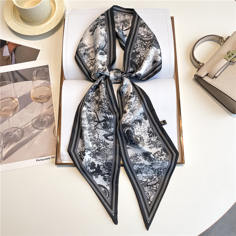 Discount Luxury Bags - Foulard long de luxe, bandeaux fins