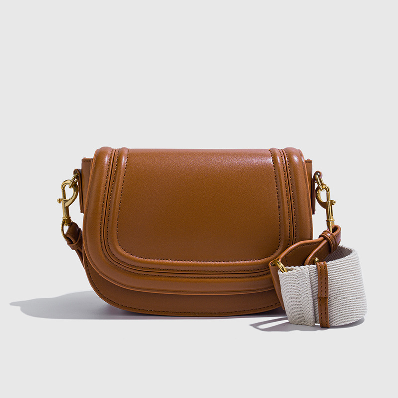 Luxury Bags Vegan - Sac bandoulière minimaliste en cuir végétalien
