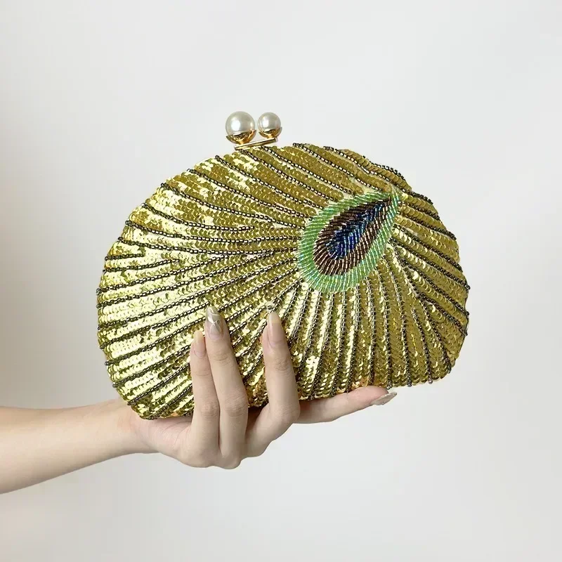 Luxury Bags Green - Nouvelle Pochette de Soirée de Luxe