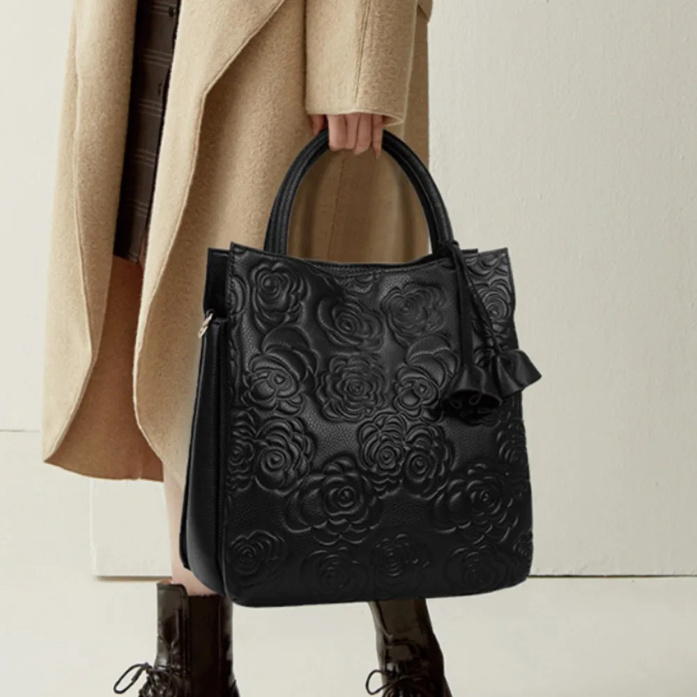 Luxury Bags Vegan - Sac à main floral élégant et