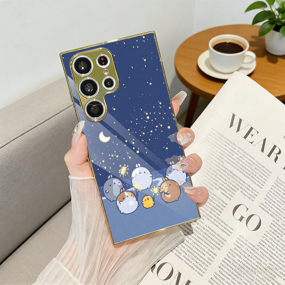 Luxury Bags Quotes - Étui de téléphone Kawaii Cartoon M-Molang,
