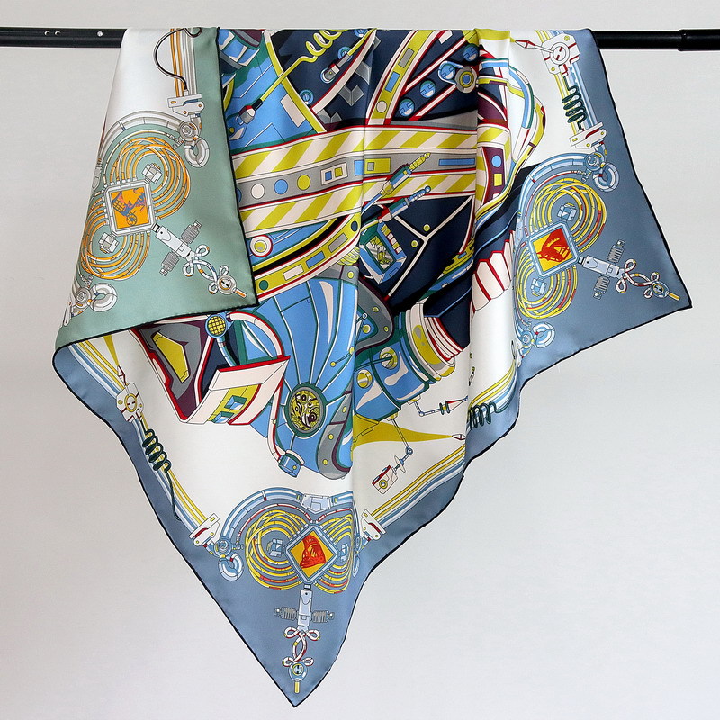 Luxury Bags Designer - Foulard en soie 18MM pour femme,