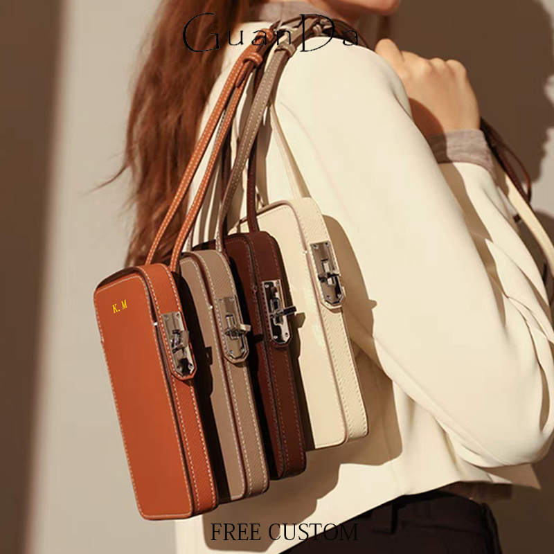 Luxury Bags Outlet - Sac à bandoulière portable en cuir