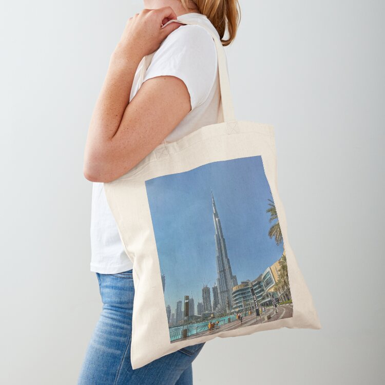 Luxury Bags In Dubai - Sac fourre-tout avec photo de Burj
