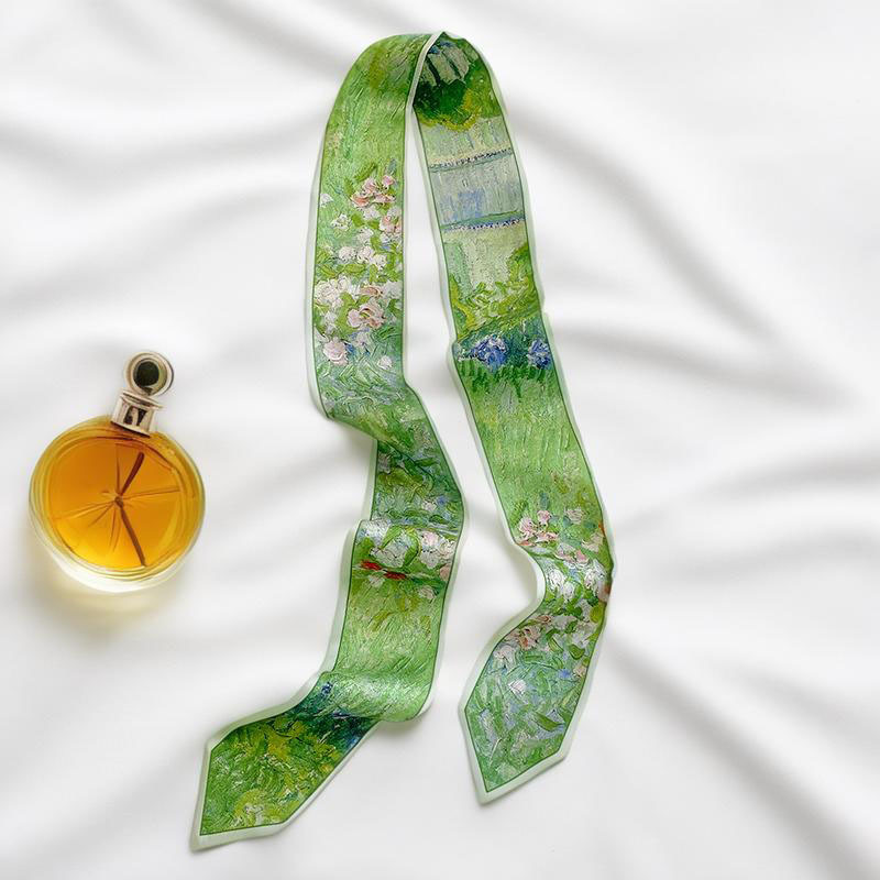 Discount Luxury Bags - Foulard long imprimé pour femme, bandeau