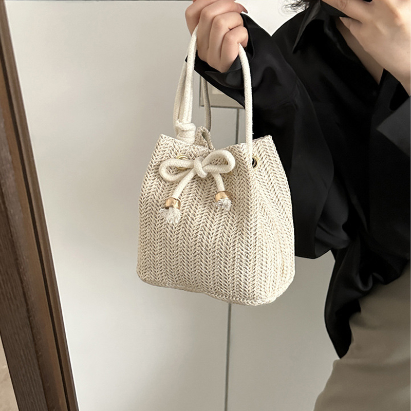 Luxury Bags White - Sacs de paille sac à main