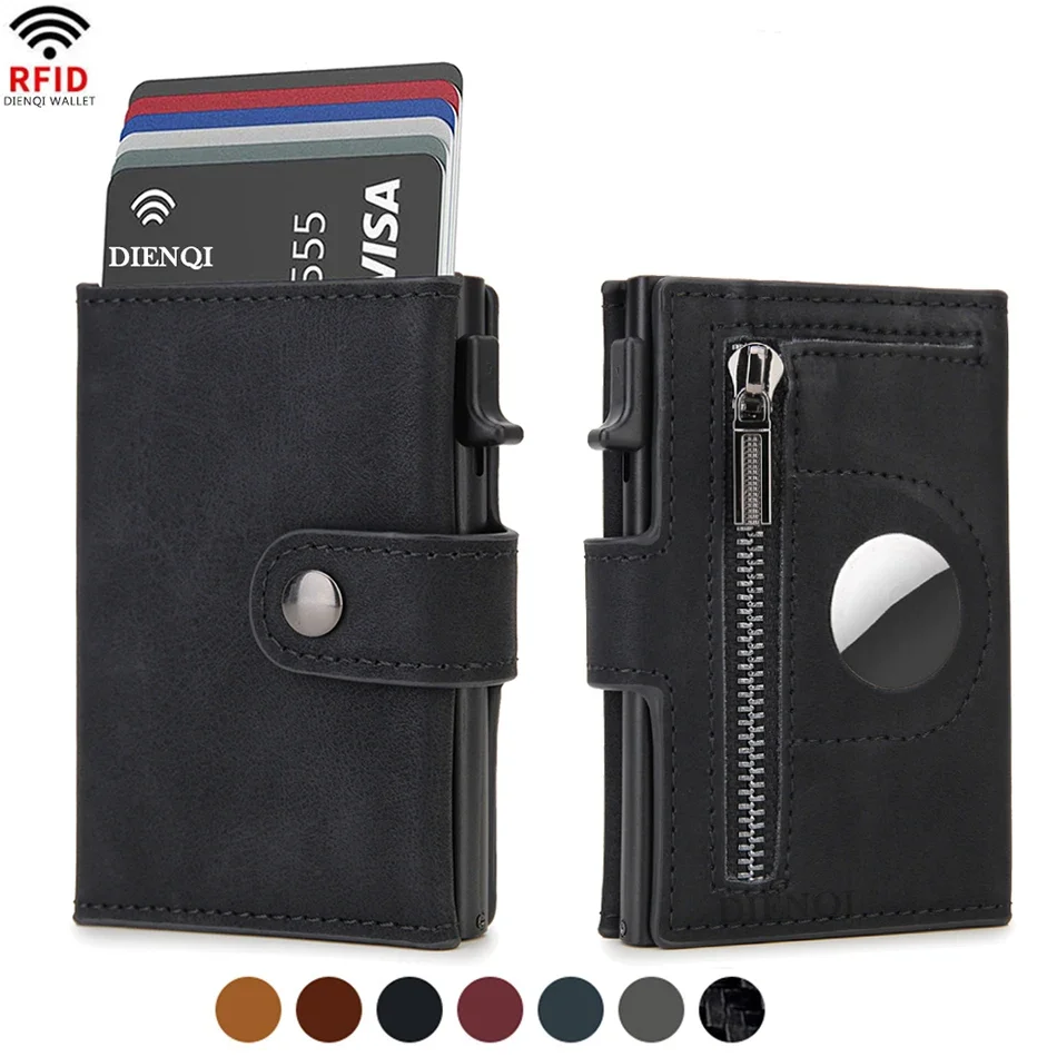 Luxury Bags Outlet - Rfid cuir Airtag hommes portefeuilles de