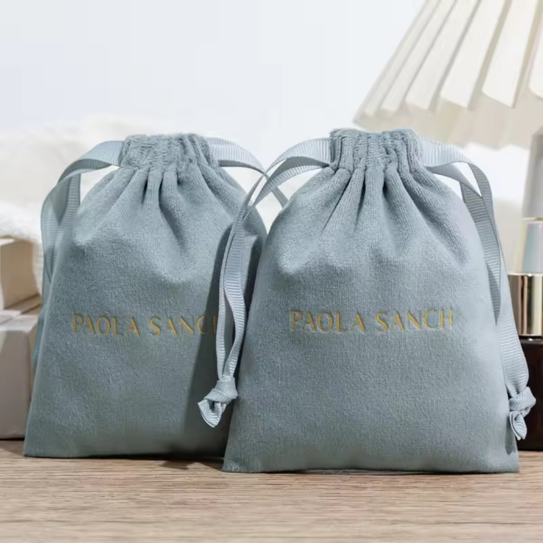 Luxury Bags Outlet - Pochette en velours de luxe personnalisée