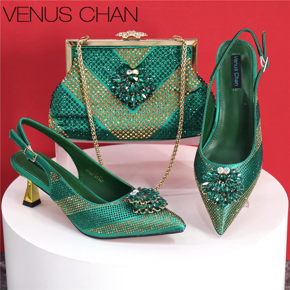 Luxury Bags Green - Ensemble de chaussures et de sacs