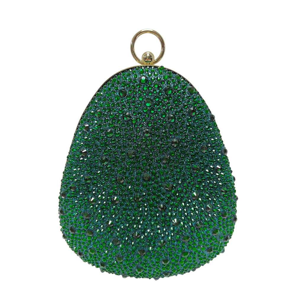 Pochette de soirée vert émerau - Luxury Bags Green avis et prix