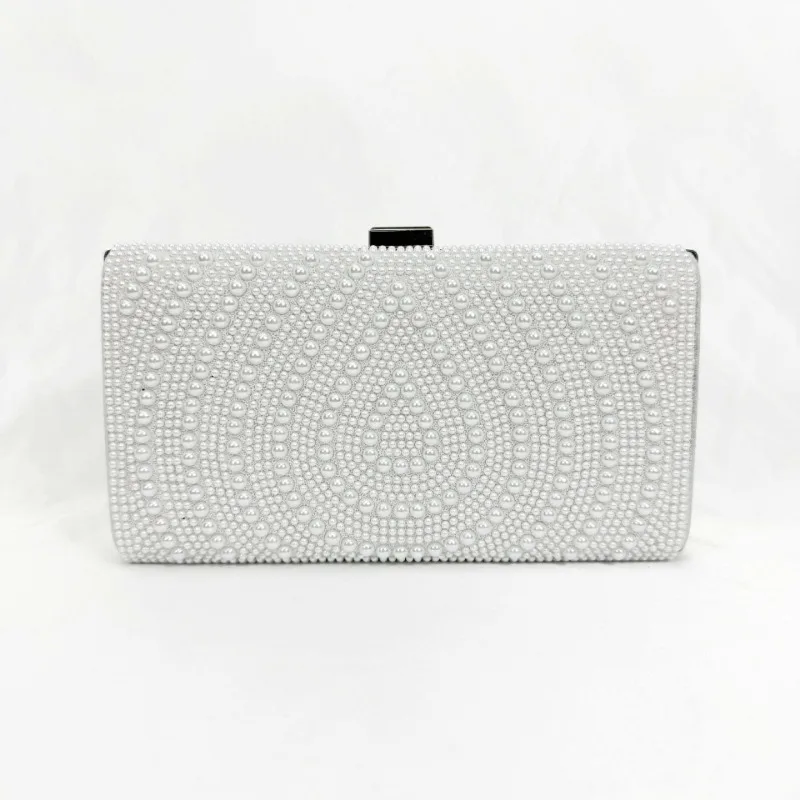 Pochettes de perles blanches p - Luxury Bags White avis et prix