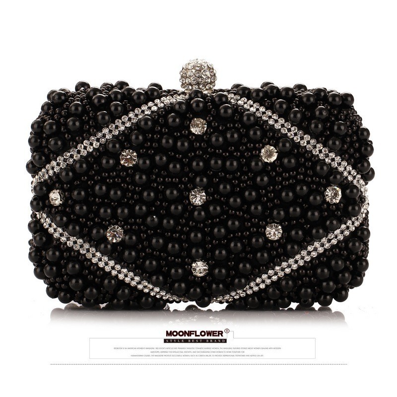 Cristaux de luxe perlés perle  - Luxury Bags White avis et prix