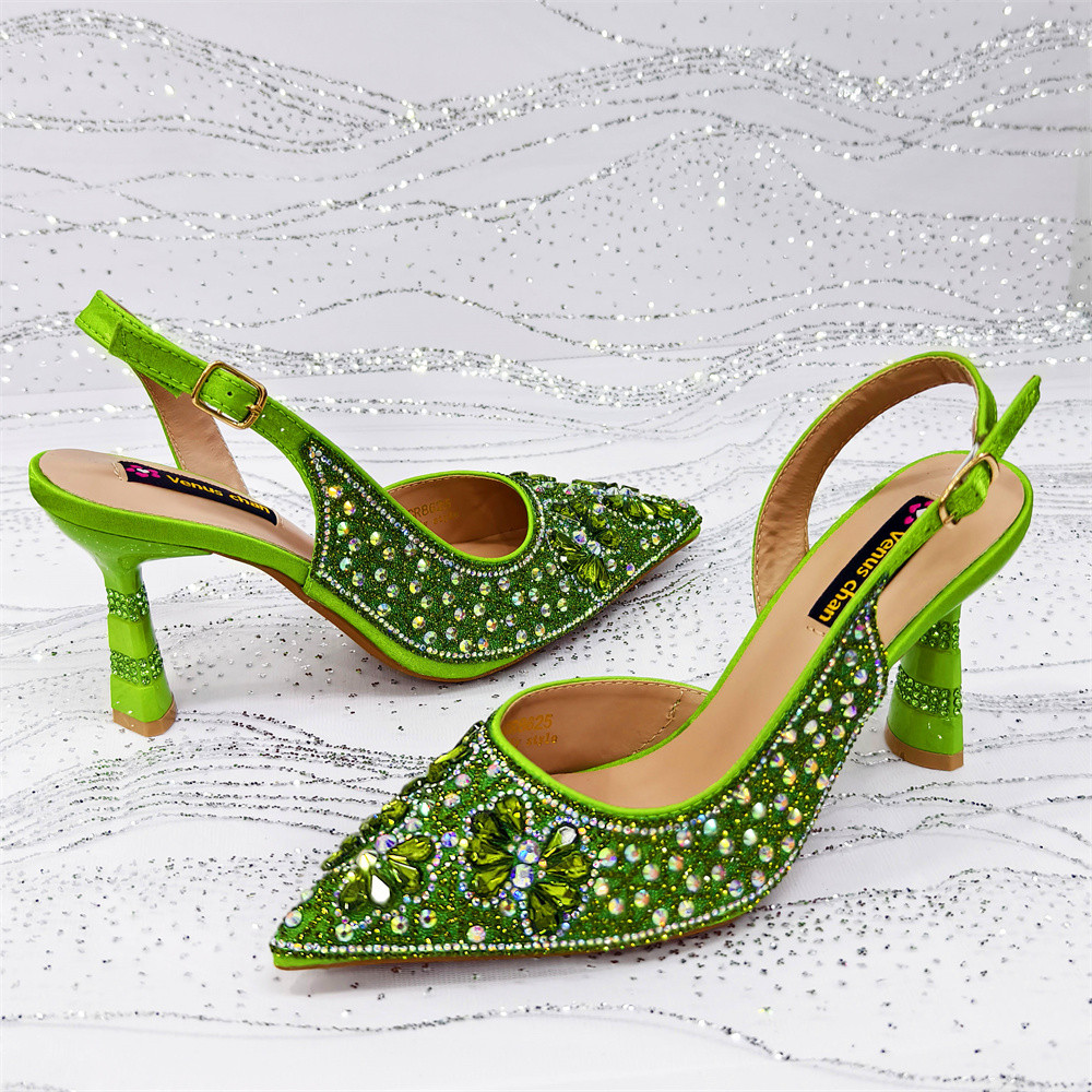 Chaussures de soirée et pochet - Luxury Bags Green avis et prix