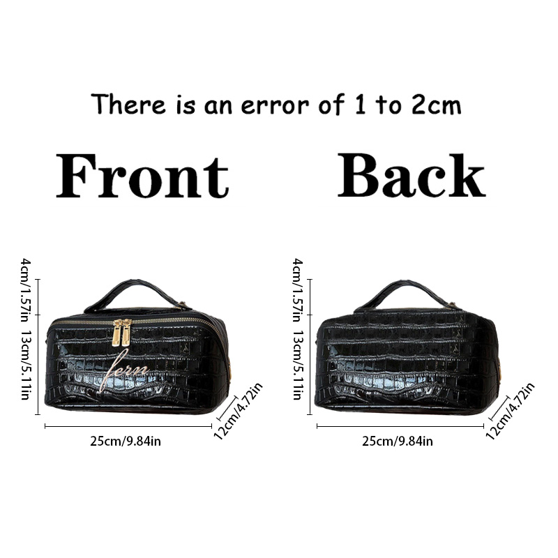 Pochette de maquillage brodée  - Luxury Bags Vegan avis et prix